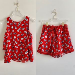 Xhilaration Floral 2-Piece Summer Outfit